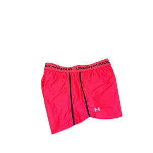 Women's Under Armour Athletic Shorts M red Black n39
